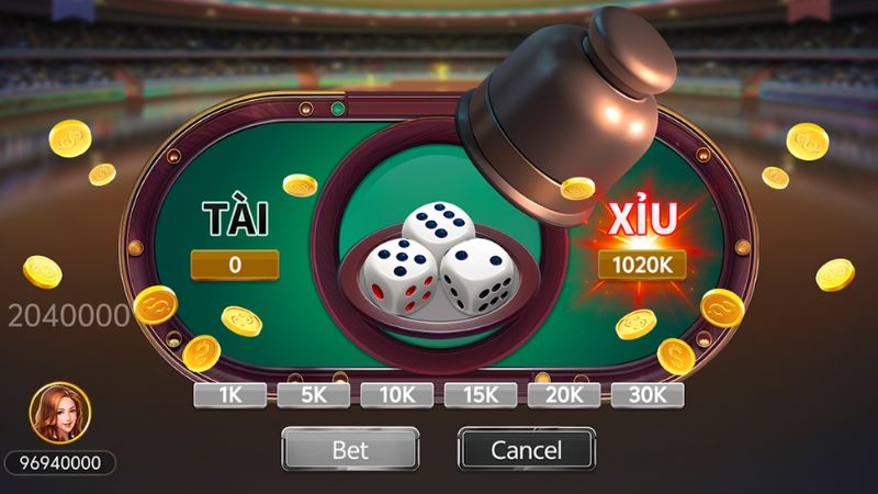 Tài xỉu game cá cược luật chơi đơn giản thưởng cực lớn