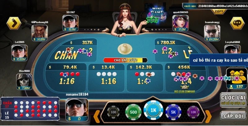 Xóc đĩa MD5 Alo789