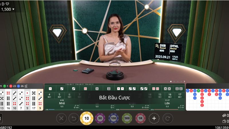 Chơi Sicbo Livestream cùng dealer xinh đẹp, chuyên nghiệp